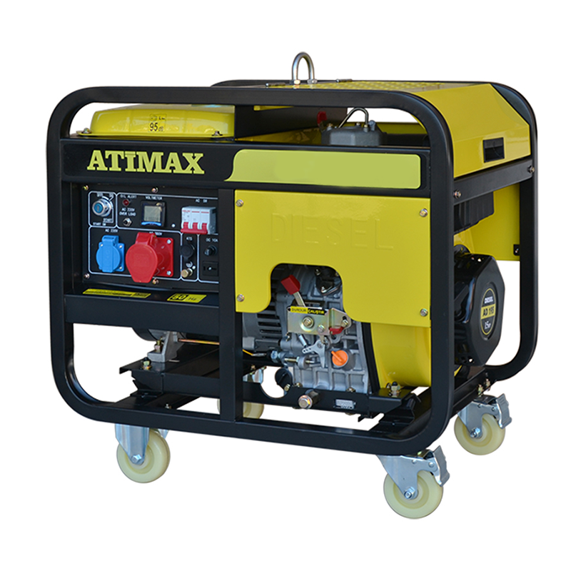 Генератор дизельний ATIMAX 3 фази (380В), 6,8кВт, (ADG-10000E3)